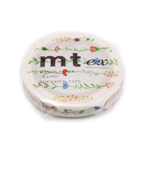 mt　マスキングテープ　ex　フラワーライン　MTEX1P177