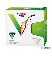 ハリオ（HARIO）　V60用ペーパーフィルターM　02　VCF-02-100MK　100枚箱入り