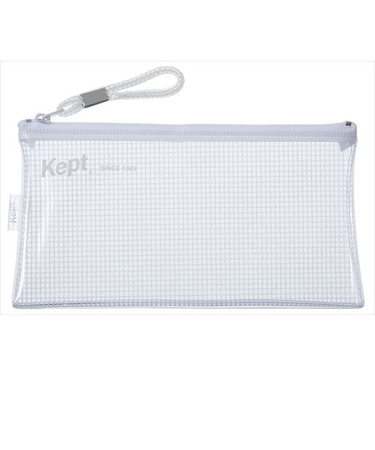 ケプト（kept）　クリアペンケース　KPF603W　ホワイト