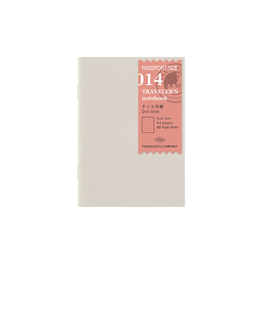 トラベラーズカンパニー　トラベラーズノート　リフィル　パスポートサイズ　14405006　ドット方眼