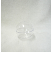 プラスチックBOX　球体　クリア　径65mm
