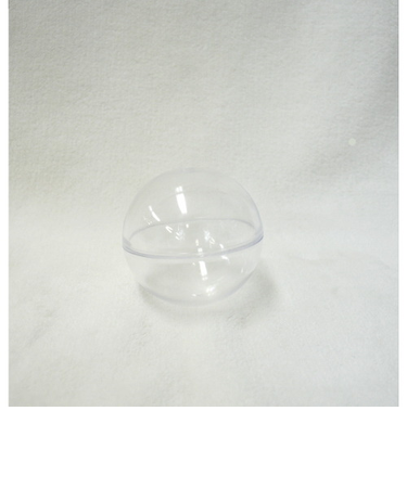プラスチックBOX　球体　クリア　径65mm