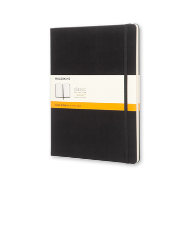 モレスキン（MOLESKINE）　クラシックノートブック　ハードカバー　横罫　XLサイズ　ブラック