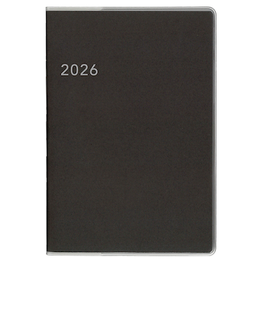 【2026年1月始まり】　ダイゴー　Appoint　ノートシリーズ　A6　マンスリーブロック　E8147　グレー　月曜始まり