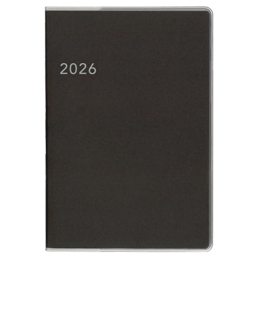 【2026年1月始まり】　ダイゴー　Appoint　ノートシリーズ　A6　マンスリーブロック　E8147　グレー　月曜始まり