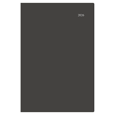 【2026年1月始まり】　ダイゴー　Appoint　チャートシリーズ　B5　マンスリーガントチャート　E1622　ブラック　月曜始まり