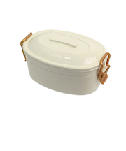 サブヒロモリ ステイプル 抗菌タイトロックランチ2段 650mL PCA4076-04 ベージュ