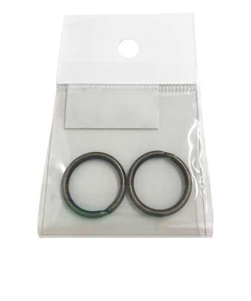 中西　二重リング　15mm　アンティーク