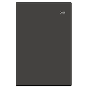 【2026年1月始まり】　ダイゴー　Appoint　チャートシリーズ　B6　マンスリーガントチャート　E1619　ブラック　月曜始まり