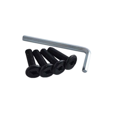 セノハウス　ラバーラックシステム　六角穴ビス　ブラック　4個入