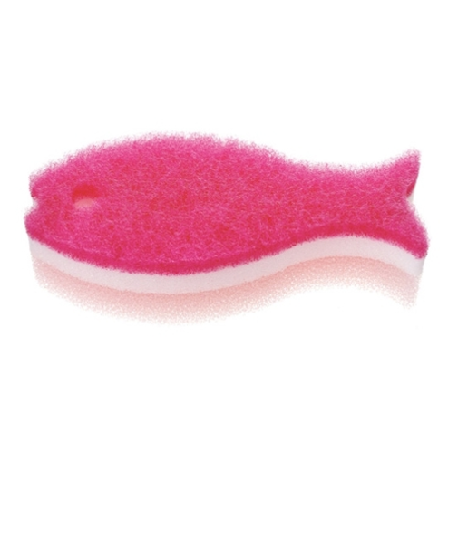 マーナ（marna）　おさかなスポンジ　ディープピンク