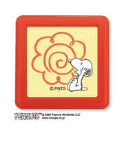 こどものかお　Nスヌーピー浸透印スタンプ　2218－001　はなまるバンザイ