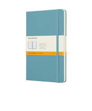 モレスキン（MOLESKINE）　クラシックノートブック　ハードカバー　横罫　ラージサイズ　リーフブルー
