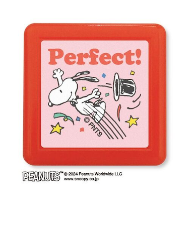 こどものかお　Nスヌーピー浸透印スタンプ　2218－006　Perfect！