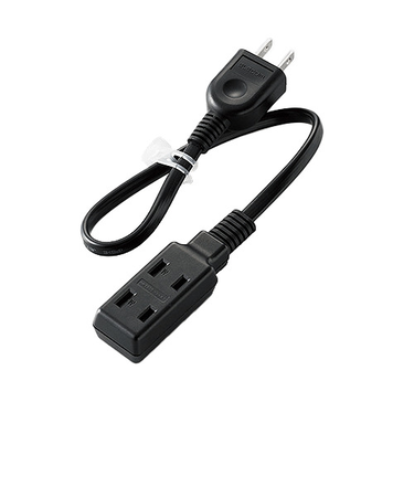 エレコム（ELECOM）　モバイル電源タップ　M303BK　ブラック