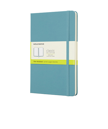 モレスキン（MOLESKINE）　クラシックノートブック　ハードカバー　無地　ラージサイズ　リーフブルー