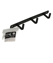 八幡ねじ（YAHATA）　アイアンウォールフック3連　ブラック