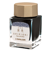 セーラー万年筆（SAILOR）　SHIKIORI－四季織－月夜の水面　万年筆用ボトルインク　13－1008－219　夜長　20mL