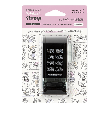 ミドリ（MIDORI）　スタンプ　回転印　ダイヤル　暮らし柄　35583006