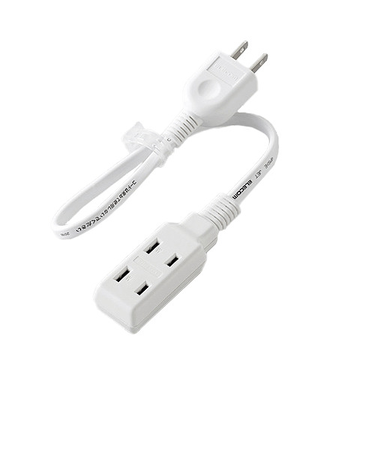 エレコム（ELECOM）　モバイル電源タップ　M303WH　ホワイト