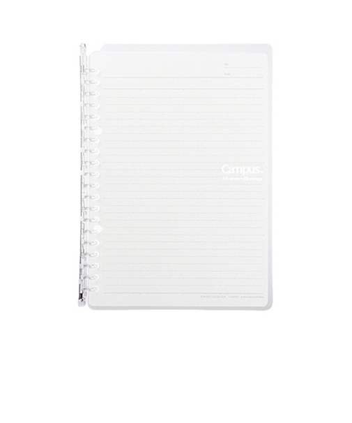 コクヨ（KOKUYO）　キャンパスバインダー　スマートリング　PP表紙　A5縦　ル－SP130T　20穴　透明