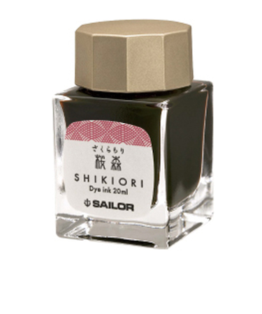 セーラー万年筆（SAILOR）　SHIKIORI－四季織－十六夜の夢　万年筆用ボトルインク　13－1008－212　桜森　20mL