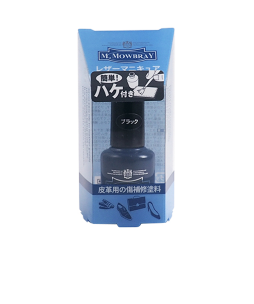 M.モゥブレィ（M.MOWBRAY）　レザーマニキュア＋　10mL　ブラック