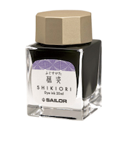 セーラー万年筆（SAILOR）　SHIKIORI－四季織－十六夜の夢　万年筆用ボトルインク　13－1008－213　藤姿　20mL