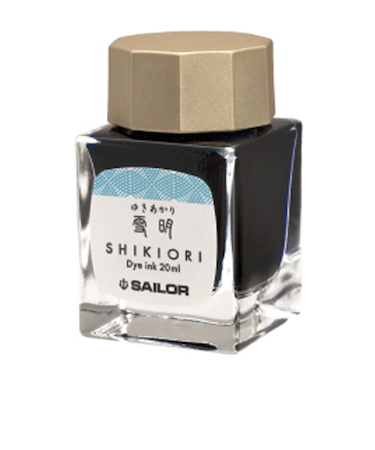 セーラー万年筆（SAILOR）　SHIKIORI－四季織－十六夜の夢　万年筆用ボトルインク　13－1008－210　雪明　20mL