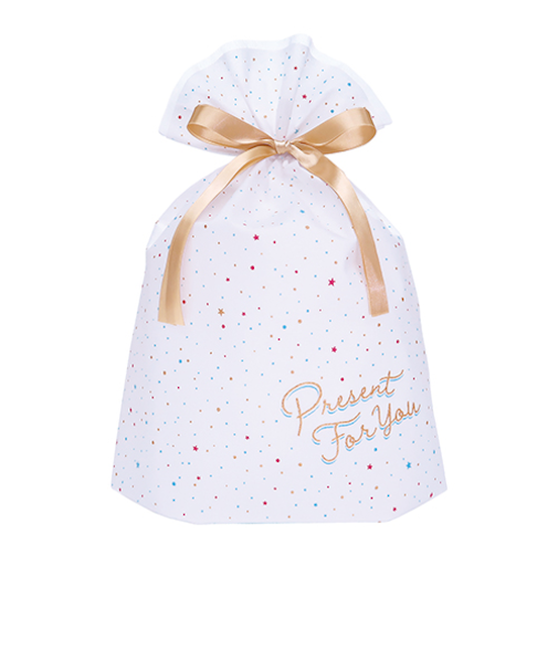 インディゴ　メッセージバッグ　L　PG387　フォー・ユー／ドット　ホワイト