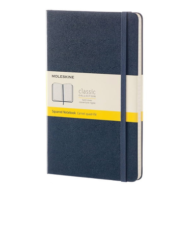 モレスキン（MOLESKINE）　カラーノートブック　ハードカバー　方眼　L　893762　サファイアブルー