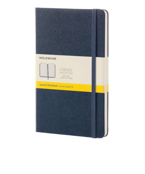 モレスキン（MOLESKINE）　カラーノートブック　ハードカバー　方眼　L　893762　サファイアブルー