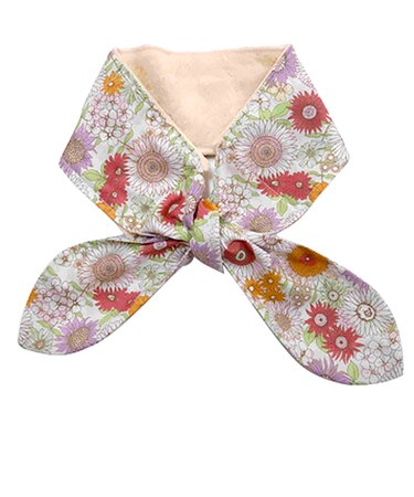 今治タオルマフラー　ガーベラ　オレンジ