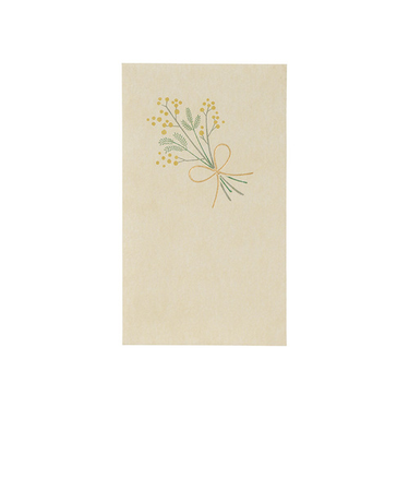 マルアイ　お花のぽち袋　ミモザ　ノ－ハナ300Y　3枚入