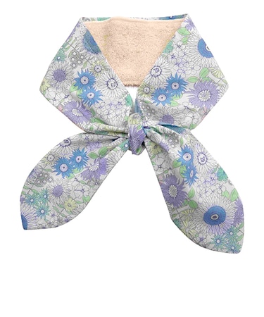 今治タオルマフラー　ガーベラ　ブルー