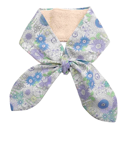 今治タオルマフラー　ガーベラ　ブルー