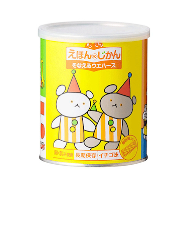光工業　えほんのじかん　そなえるウエハース　こぐまちゃん　イチゴ