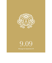 草紙堂　花結びメッセージカード　9月9日
