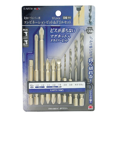 EARTH　MAN　コンビビット＆ドリル刃　DB11