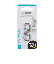 ナイトアイズ(NITE IZE) Zカラビナ―#2 ステンレスシルバー