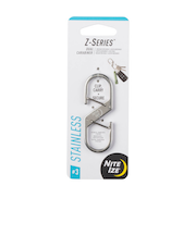 ナイトアイズ（NITE　IZE）　Zカラビナー＃3　ステンレスシルバー