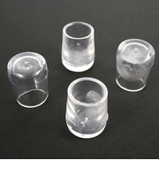 ツチノ 脚キャップ パイプ用 クリアー 21mm 4個入