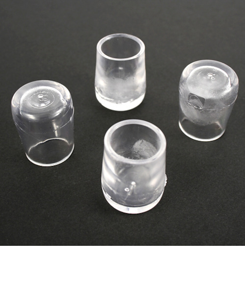 ツチノ　脚キャップ　パイプ用　クリアー　21mm　4個入
