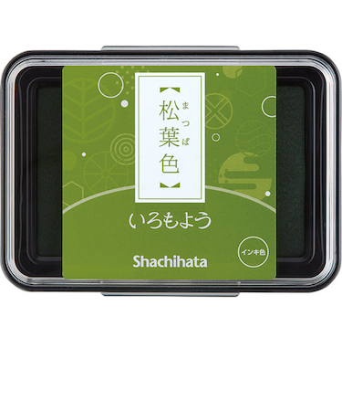 シヤチハタ　いろもよう　松葉色　HAC－1－DYG