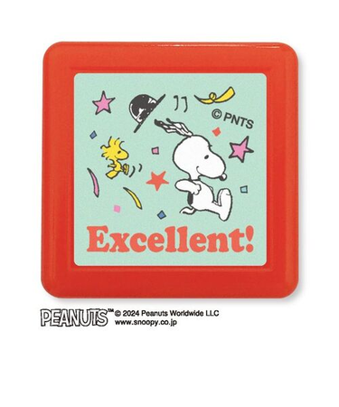 こどものかお　Nスヌーピー浸透印スタンプ　2218－008　Excellent!!