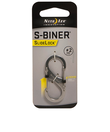 ナイトアイズ（NITE　IZE）　エスビナー　スライドロック　#2　LSB2-11-R3　シルバー