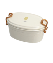 サブヒロモリ　ムームーフレンズ　オーバルタイトランチ2段　610mL　PCA4049－00　みるくねこ