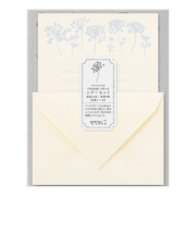 ミドリ（MIDORI）　レターセット　花色和紙　白A　86928006