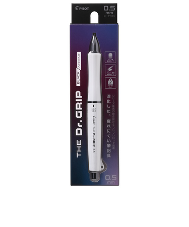 パイロット（PILOT）　シャープペンシル　ザ・ドクターグリップ　ブラックアクセント　0.5mm　HTDGB15MW　マットホワイト