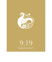 草紙堂　花結びメッセージカード　9月19日